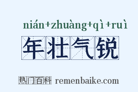 年壮气锐是什么意思的图片